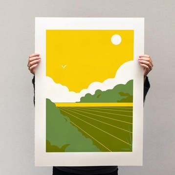 anders - Studio Kars en Boom - Dutchlandscape yellow - 2020s