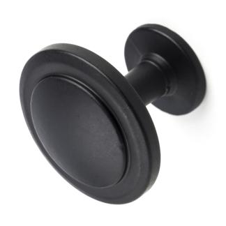 Meubelknop | Starx | Ø 32 mm (Zwart, Vlak), Verzenden, Nieuw