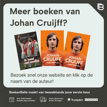 Je moet schieten, anders kun je niet scoren - Johan Cruijff, Verzenden, Zo goed als nieuw, Johan Cruijff