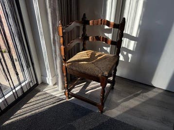 Stoel - Hout - Massief Eiken hoekstoel