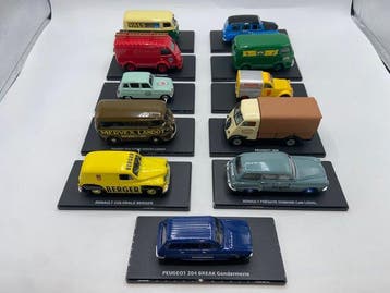 Eligor 1:43 - Modelauto (11) - Reclame- en servicevoertuigen, Nieuw