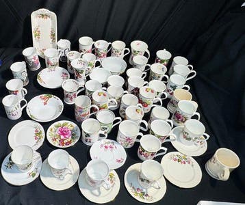 Dunoon - Tafelservies (62) - Porselein, Been