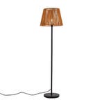 Buiten vloerlamp zwart met kap oranje touw IP44 - Virginia, Verzenden, Nieuw, Staal