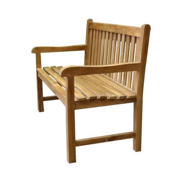 Concord tuinbank 120 cm teak, Ophalen of Verzenden, Nieuw, Teakhout