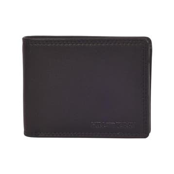 HillBurry V88806 Leren Heren Portemonnee Zwart, Overige merken, Verzenden, Zwart, Nieuw