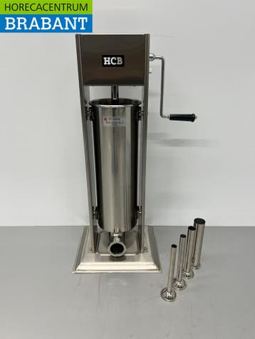 RVS Verticale vulbus stopbus worstvuller 7 liter Horeca, Ophalen of Verzenden, Nieuw in verpakking