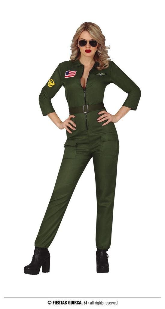 Top gun kostuum dames, Hobby en Vrije tijd, Feestartikelen, Feestartikel, Nieuw, Verzenden