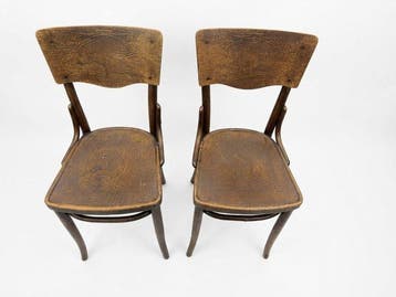 Thonet - Stoel (2) - Nr. 14 Stoel - Hout