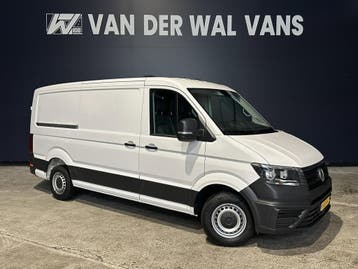 Volkswagen Crafter 2.0 TDI 141pk L3H2 L2H1 Euro6 Airco | Cam, Stof, Gebruikt, Volkswagen, Wit