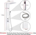 Regendouche - Douchesysteem - Handdouche - Wit - NING •, Verzenden, Zo goed als nieuw