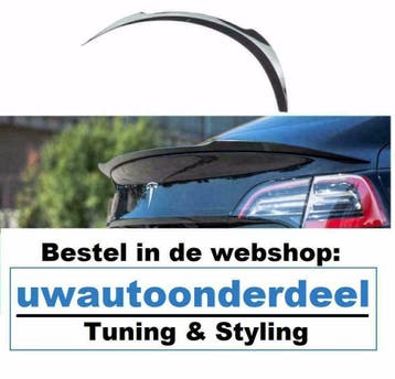 Maxton Design Tesla Model 3 S X Spoiler Lip Splitter Styling, Verzenden, Nieuw, Overige automerken