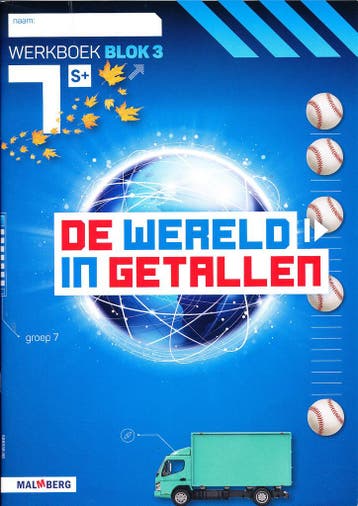 De wereld in Getallen versie 5 werkboek Blok 3 groep 7 S+ (p, Verzenden, Nieuw