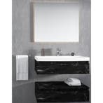 Badmeubel Hilo Zwart Marmer 80CM (Badkamermeubels), Ophalen of Verzenden, Nieuw