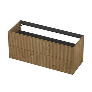 INK - Onderkast 2L Fineer Gefreesd Tbv Greep - 1200x450x520, Ophalen of Verzenden, Nieuw