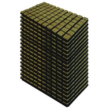 Cultiwool Steenwoltray 4x4 cm 77  per tray (doos 18 trays), Ophalen of Verzenden