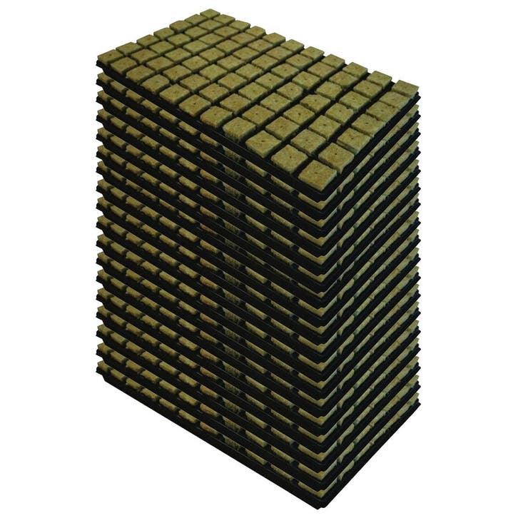Cultiwool Steenwoltray 4x4 cm 77  per tray (doos 18 trays), Tuin en Terras, Aarde en Mest, Ophalen of Verzenden