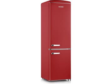 Severin RKG8917 - Koelvriescombinatie - Retro design - Rood, Witgoed en Apparatuur, Koelkasten en IJskasten, Verzenden, Zo goed als nieuw