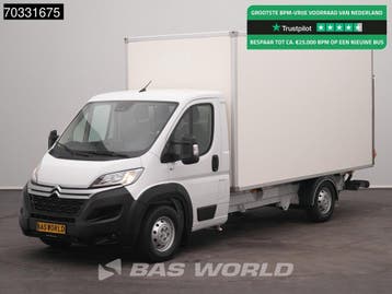 Citroën Jumper 165PK DHollandia Laadklep Bakwagen Airco Eur, Stof, Gebruikt, Euro 6, Citroën
