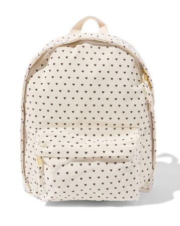 HEMA Schooltas 40x30x10cm hartjes, Verzenden, Nieuw