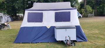 Jamet Jametic Panorama incl imperiaal en luifel zeer netjes!, Ophalen, Blauw, Aanwezig, Jamet