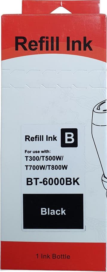 Huismerk Brother BT6000BK inktfles zwart, Verzenden, Nieuw, Huismerk