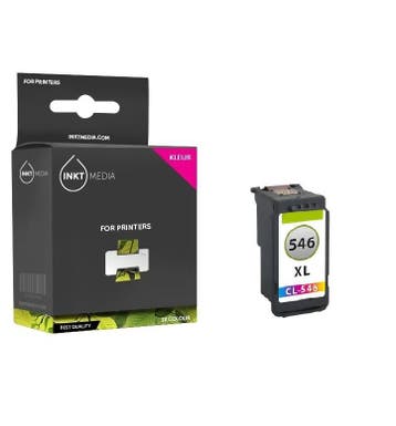 Geschikt Canon CL-546XL inkt cartridge kleur hoge capaciteit, Nieuw, Cartridge, Inktmedia