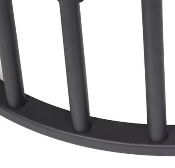 Bijzettafel met Gesinterd Stenen Tafelblad – Zwart Frame, Huis en Inrichting, Tafels | Bijzettafels, Verzenden, Nieuw, Rond