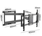 TV Muurbeugel 32–70 inch Uitschuifbaar Draaibaar Kantelbaar, Audio, Tv en Foto, Televisiebeugels, Verzenden, Nieuw