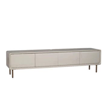 Zwevend tv meubel Allure Zand Mangohout 200 cm | Starfurn, Ophalen of Verzenden, Nieuw