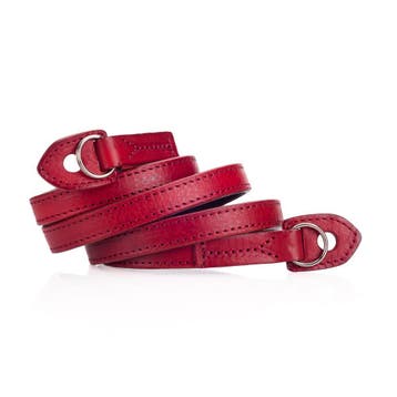 Artisan & Artist Acam 280 Camera riem Italiaans leer Rood, Ophalen of Verzenden, Nieuw