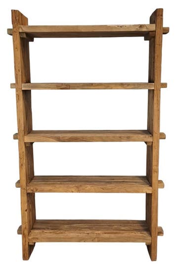 Boekenkast | Divider | Zwaar Teak Erosie | 100 x 180 | 649,=, Huis en Inrichting, Kasten | Boekenkasten, Met plank(en), 100 tot 150 cm