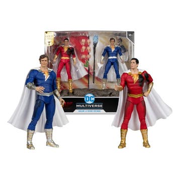 DC Multiverse Action Figures Pack of 2 Shazam (Battle Dam..., Ophalen of Verzenden, Nieuw