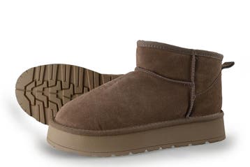 Manfield Snowboots in maat 39 Beige, Verzenden, Beige, Snowboots, Zo goed als nieuw