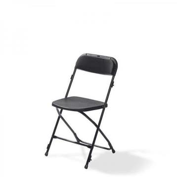 Klapstoel | Zwart | 43x45x(h)80 cm, Verzenden, Nieuw in verpakking