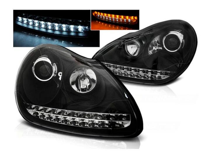 Xenon koplampen Daylight Black geschikt voor Porsche Cayenne, Auto-onderdelen, Verlichting, Nieuw, Porsche, Verzenden