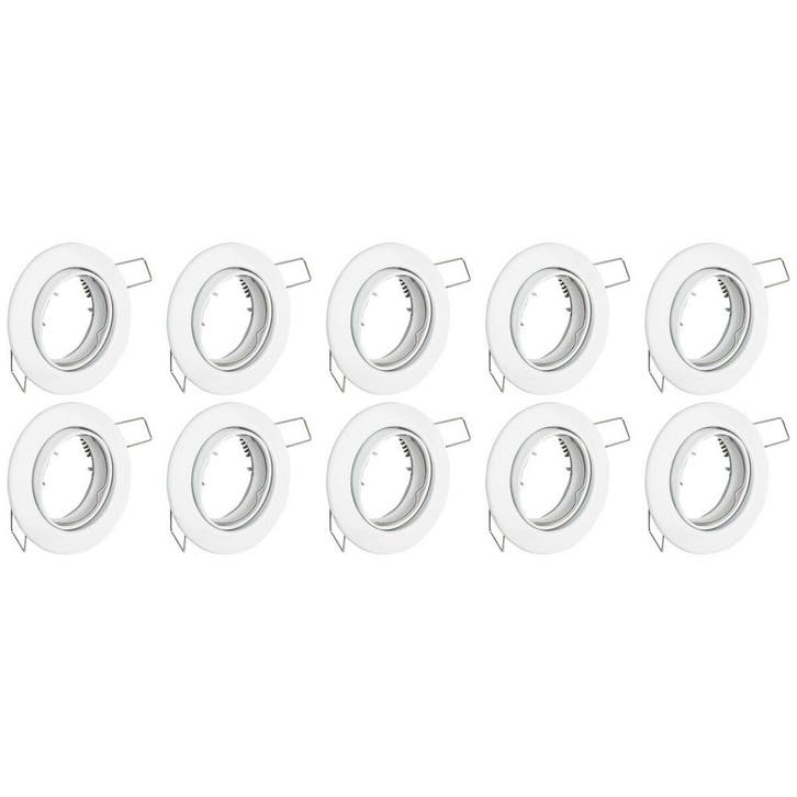 Spot Armatuur 10 Pack - GU10 Fitting - Ø82mm, Huis en Inrichting, Lampen | Spots, Plafondspot of Wandspot, Nieuw, Overige fittingen
