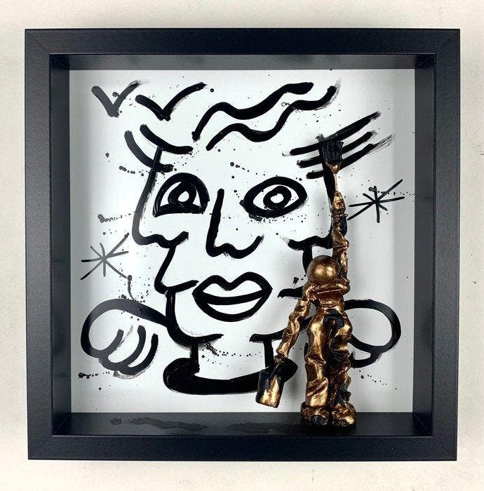 Bernard Saint-Maxent - Angel, Antiek en Kunst, Kunst | Schilderijen | Modern