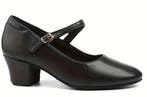 Zwarte dames ballroompump met blokhakje, Ophalen of Verzenden, Nieuw, Schoenen