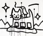 Roger Haus - Cat & Bird I - XL, Antiek en Kunst