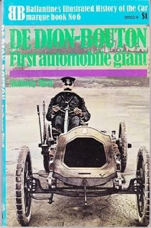 De Dion Bouton First Automobile Giant, Gelezen, Anthony Bird, Algemeen, Verzenden