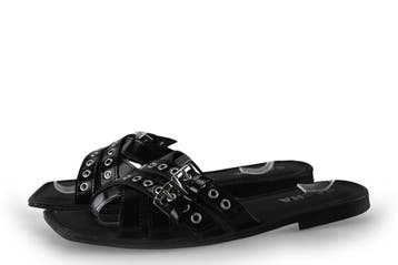 Sacha Slippers in maat 40 Zwart, Slippers, Verzenden, Zwart, Zo goed als nieuw