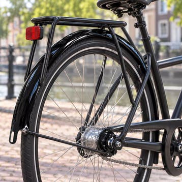 Kalloy Spatbord 28 inch glanzend zwart - gebogen uitvoeri..., Ophalen of Verzenden, Nieuw, Derailleur of Ketting