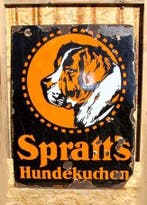 Spratts - Spratts hondenkoekjes - Emaille bord - Emaille, Antiek en Kunst