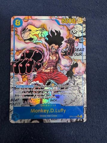 Bandai Card - One Piece - Monkey D. Luffy OP11-118 Full art, Nieuw