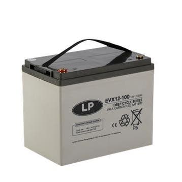 Landport (LP) EVX12100 Deep Cycle 12 v 100 ah AGM / GEL /, Ophalen of Verzenden, Nieuw