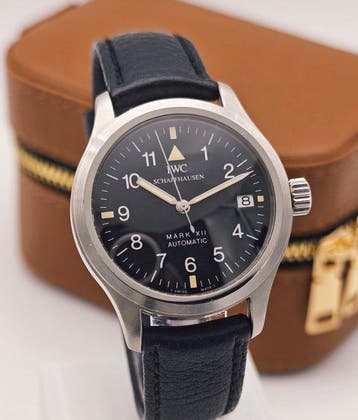 IWC - IWC - Mark XII 36 mm Black Dial Automatic Date - -