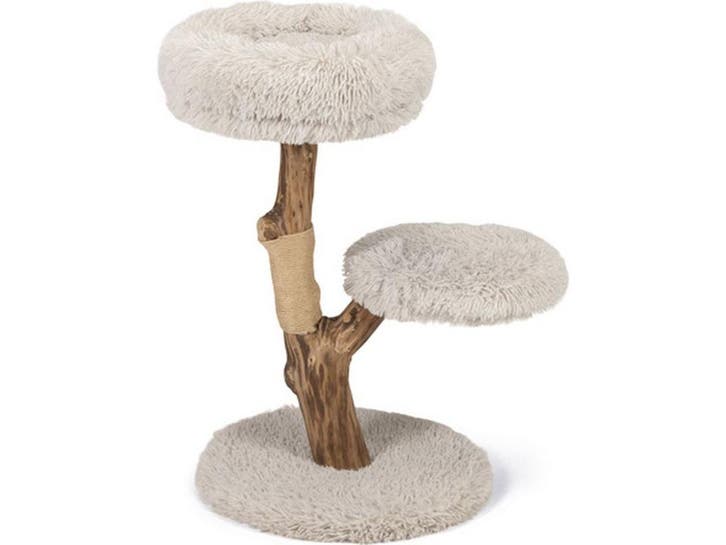 Designed By Lotte Zora - Krabmeubel - 2 ligplekken - Grijs, Dieren en Toebehoren, Krabmeubelen, Nieuw, Verzenden