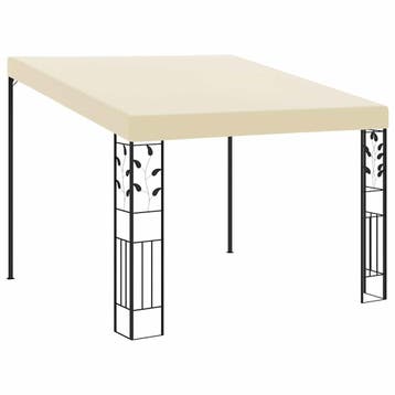 vidaXL Wandprieel 3x3x2,5 m crème, Verzenden, Nieuw