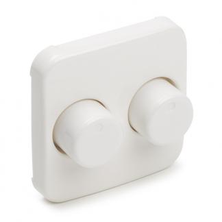 Dimmerknop | Busch-Jaeger | Reflex (LED, Duo, Wit), Doe-het-zelf en Verbouw, Elektra en Kabels, Nieuw, Verzenden