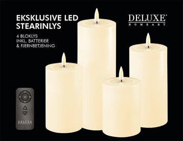 Cadeautip: Giftbox LED Kaarsen met REAL FLAME™, Verzenden, Nieuw, Rood, Kaars